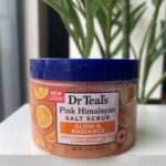 Dr TEAL’S Glow & Radiance Pink Himalayan Salt Scrub Gommage Au Sel Agrumes & Vitamine C