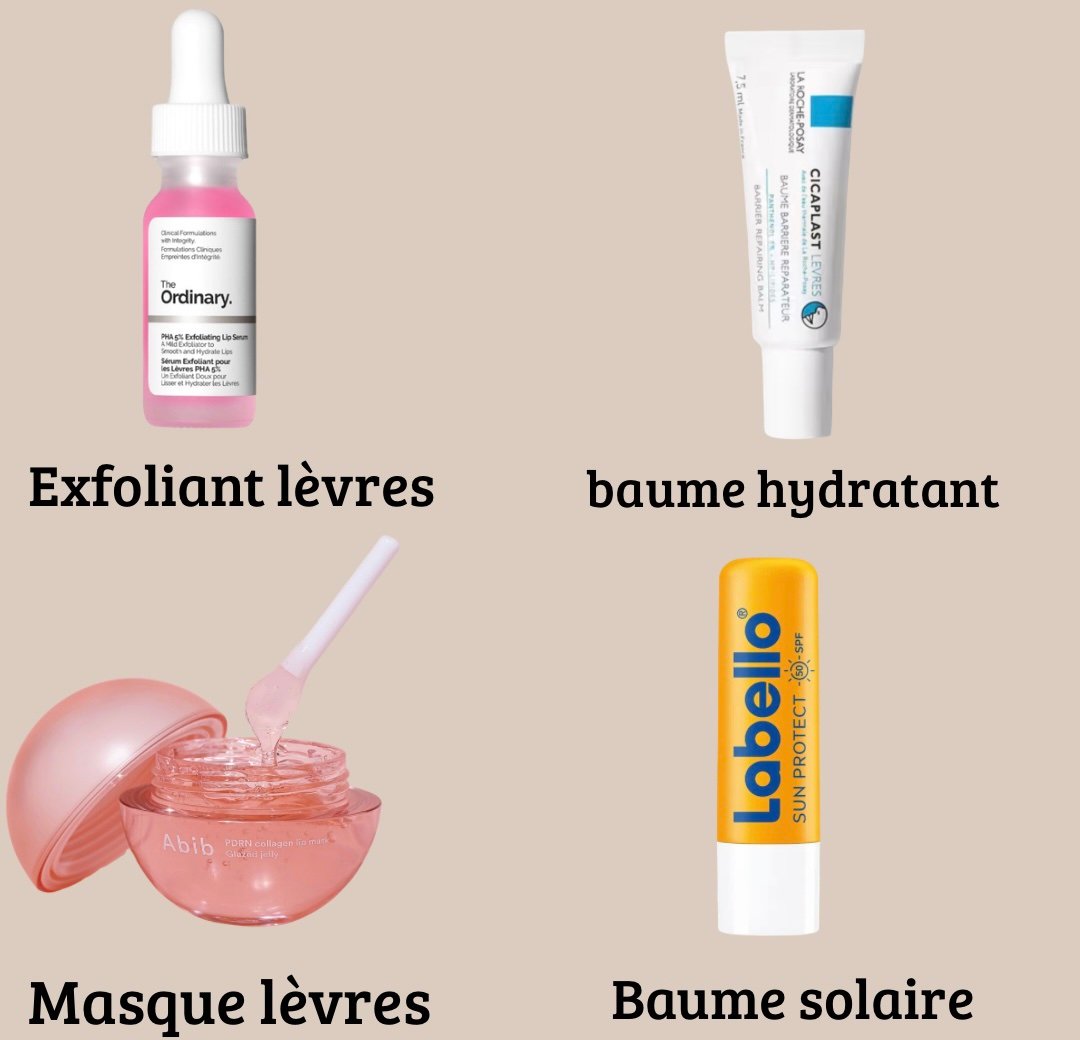 Un kit lèvres 👄 : exfolier, hydrater, réparer et protéger au quotidien – Image 1