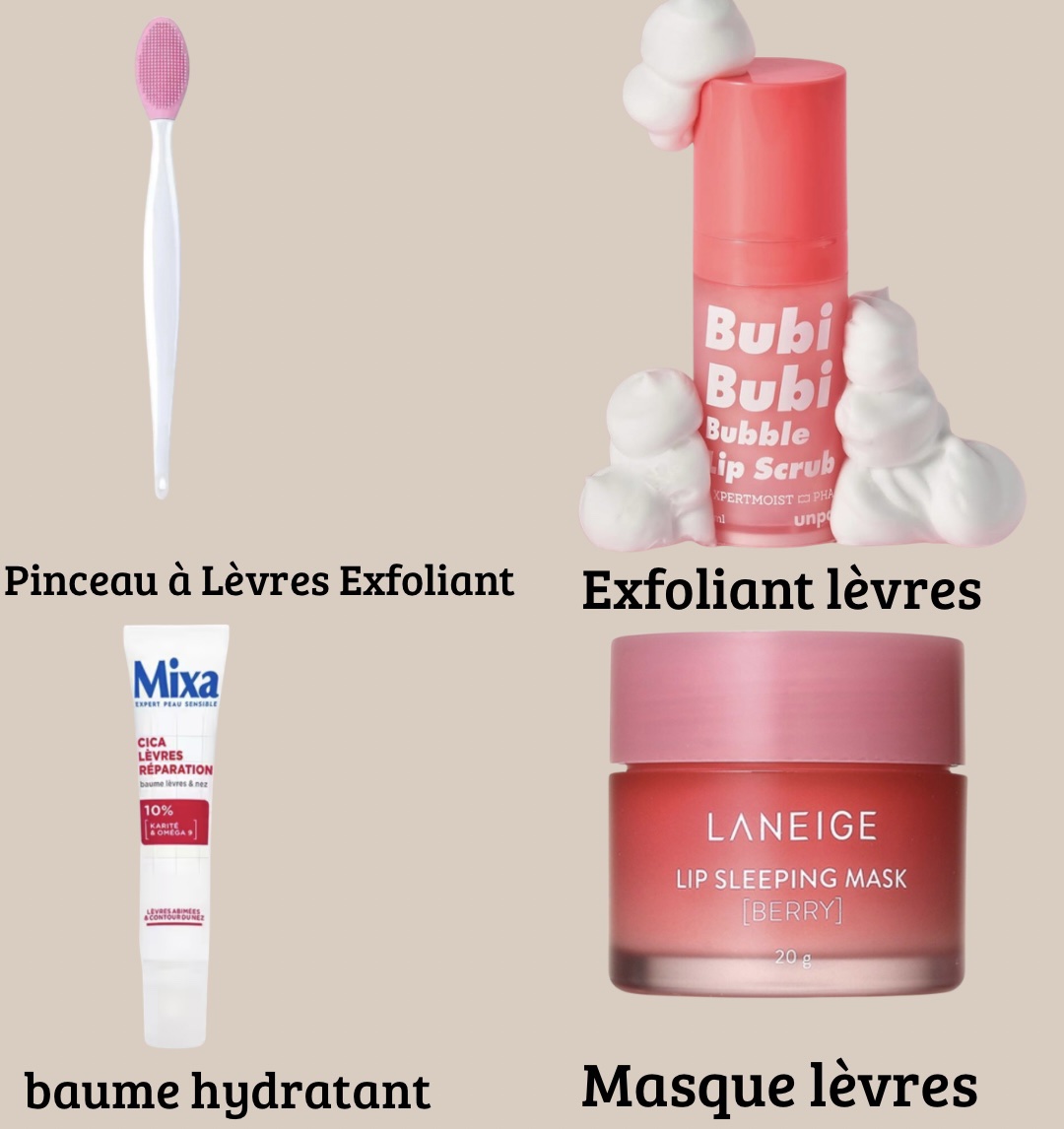 Kit lèvres 👄 - Exfoliant- Hydratant- Réparateur - Apaisant – Image 1