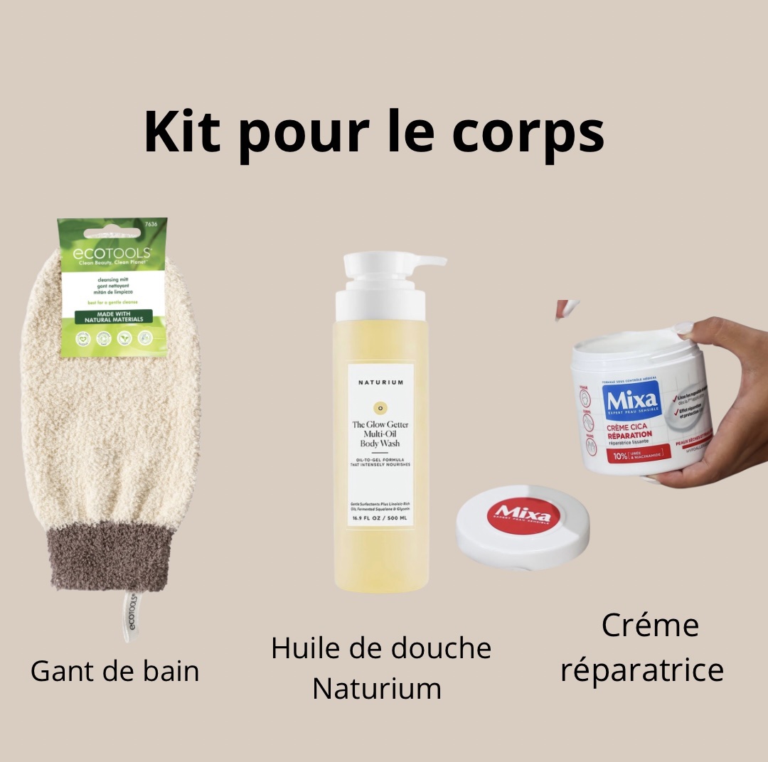 Kit Corps - Hydratation et réparation - Naturium - Mixa – Image 1